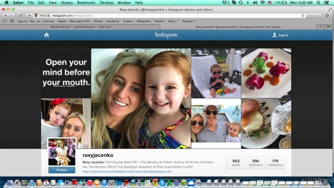 What Roxy Jacenko can teach us all about Instagram